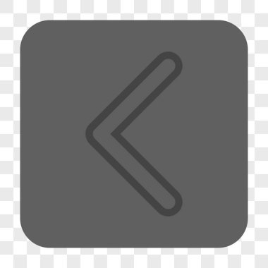 Ok ucu sol yuvarlak kare düğme