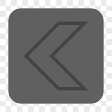 Ok ucu sol yuvarlak kare düğme