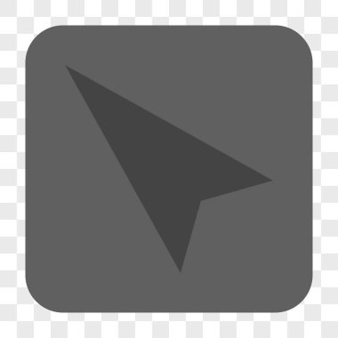 Kare düğme ok ucu sol yukarı yuvarlanır