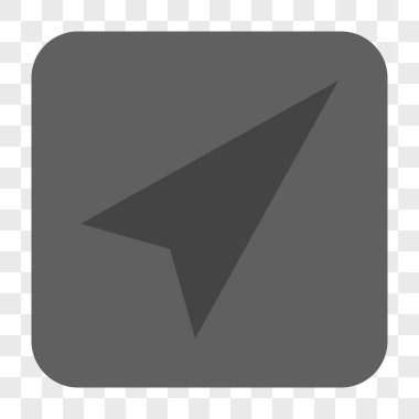 Kare düğme ok ucu sağ-yukarı yuvarlanır