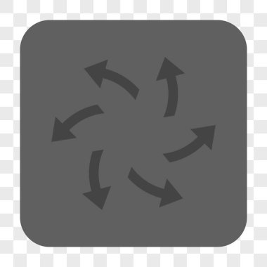 Santrifüj okları yuvarlak kare düğme