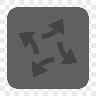 Santrifüj okları yuvarlak kare düğme