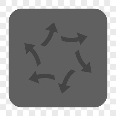 Santrifüj okları yuvarlak kare düğme