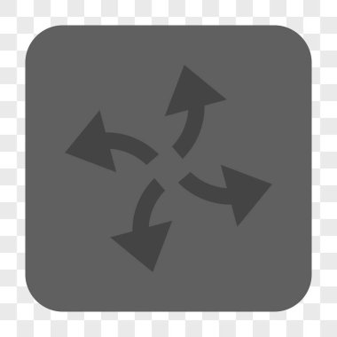 Santrifüj okları yuvarlak kare düğme