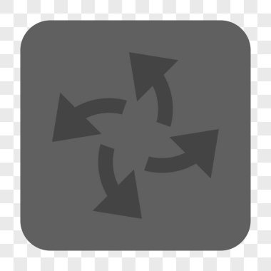 Santrifüj okları yuvarlak kare düğme