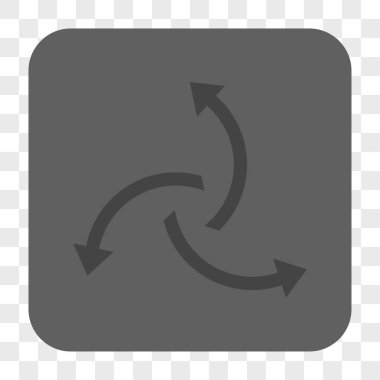 Santrifüj okları yuvarlak kare düğme