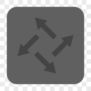 Santrifüj okları yuvarlak kare düğme