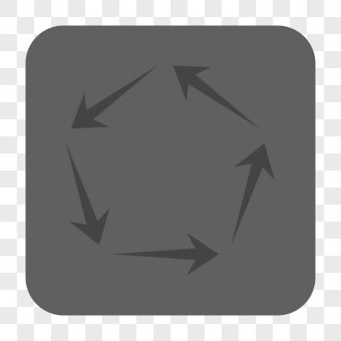 Dolaşım yuvarlak kare düğme