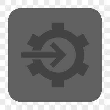 COG Tümleştirme yuvarlak kare düğme