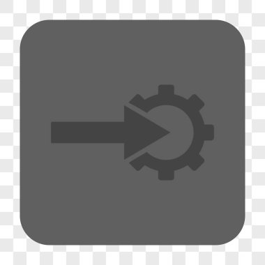 COG Tümleştirme yuvarlak kare düğme