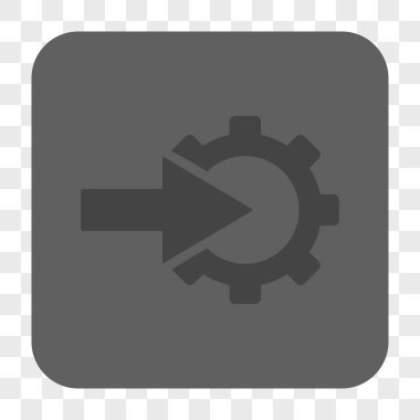 COG Tümleştirme yuvarlak kare düğme