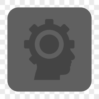 Cyborg dişli yuvarlak kare düğme