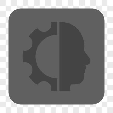 Cyborg dişli yuvarlak kare düğme