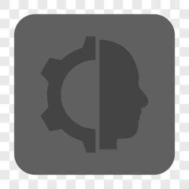 Cyborg dişli yuvarlak kare düğme