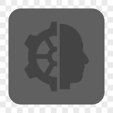 Cyborg dişli yuvarlak kare düğme