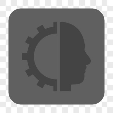 Cyborg dişli yuvarlak kare düğme