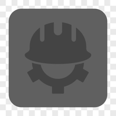 Geliştirme kask yuvarlak kare düğme