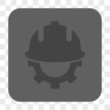 Geliştirme kask yuvarlak kare düğme