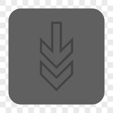 Yuvarlatılmış Kare düğme aşağı yön