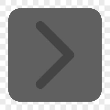 Yön sağ yuvarlak kare düğme