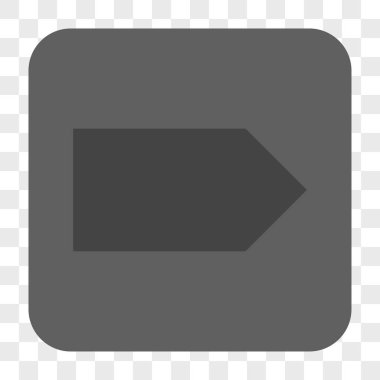 Yön sağ yuvarlak kare düğme