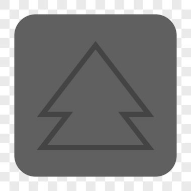 Yön yukarı yuvarlak kare düğme