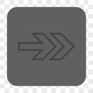 Yön sağ yuvarlak kare düğme