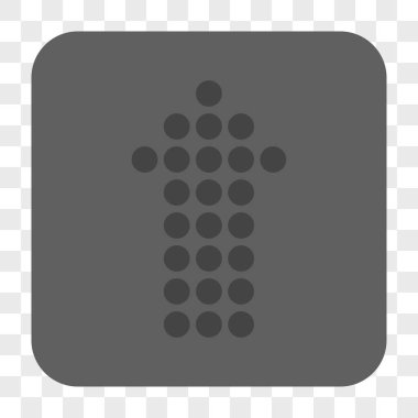 Yuvarlatılmış Kare düğmesini yukarı noktalı ok