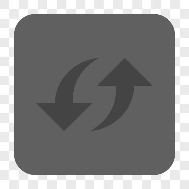 Exchange okları yuvarlak kare düğme