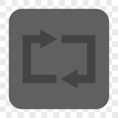 Exchange okları yuvarlak kare düğme