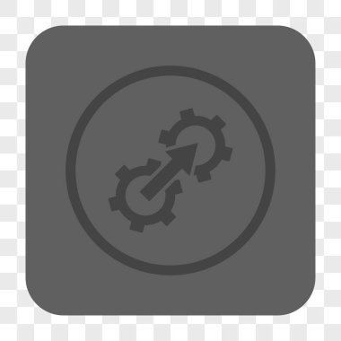 Dişli Tümleştirme yuvarlak kare düğme