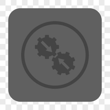 Dişli Tümleştirme yuvarlak kare düğme