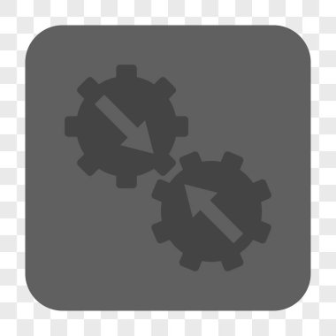 Dişli Tümleştirme yuvarlak kare düğme