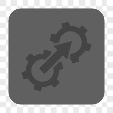 Dişli Tümleştirme yuvarlak kare düğme