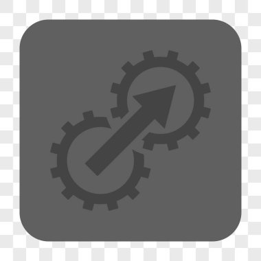 Dişli Tümleştirme yuvarlak kare düğme