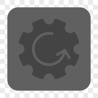 Dişli döndürme yuvarlak kare düğme