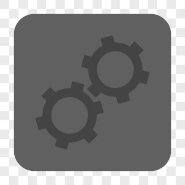 Gears'ı yuvarlak kare düğme