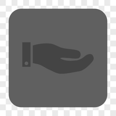 El yuvarlak kare düğme