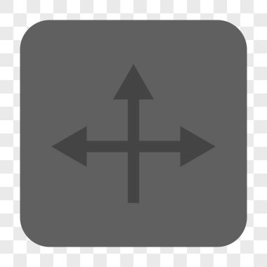 Kavşak yön yuvarlak kare düğme