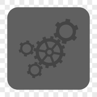 Mekanizması yuvarlak kare düğme