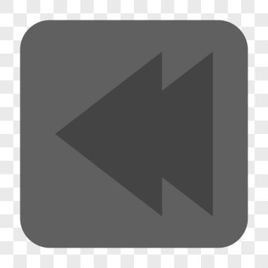 Hareket sol yuvarlak kare düğme