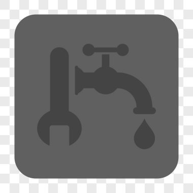 Sıhhi tesisat yuvarlak kare düğme