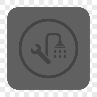 Sıhhi tesisat yuvarlak kare düğme