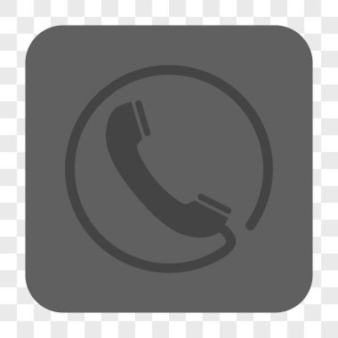 Yuvarlatılmış Kare düğme telefon