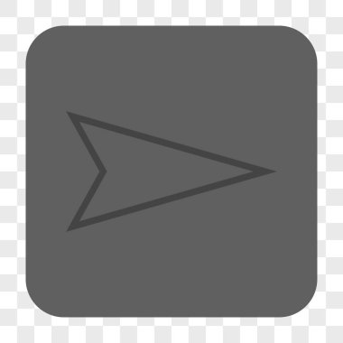 Kare düğme işaretçi sağ yuvarlak