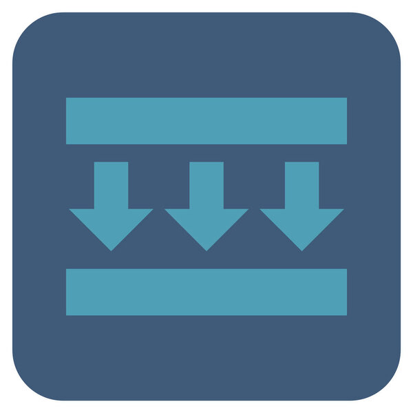 Плоская квадратная векторная икона
