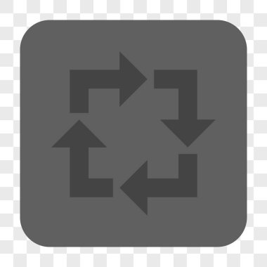 Geri Dönüşümlü Kare Düğmesi