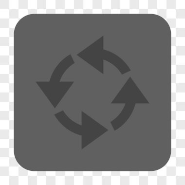 Geri Dönüşümlü Kare Düğmesi