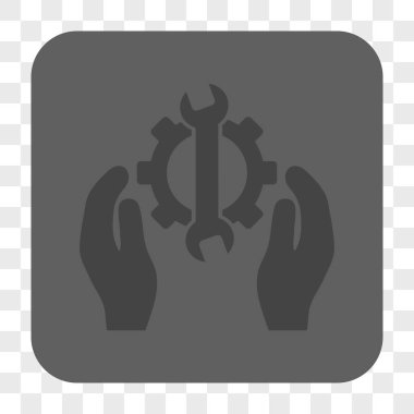 Onarım hizmeti yuvarlak kare düğme