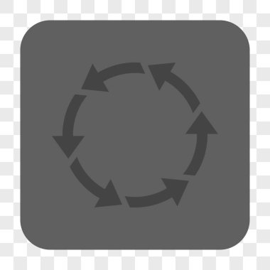 Döndürme Ccw yuvarlak kare düğme